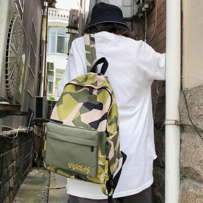 

Insfeng schoolbag female Korean version of high school backpack college students feel the old fashion girl campus tide brand trave