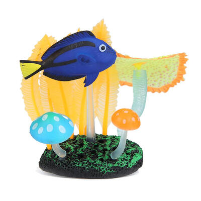 

Fish Tank Simulation Silicone Luminous Aquatic Coral Fake Underwater Plants