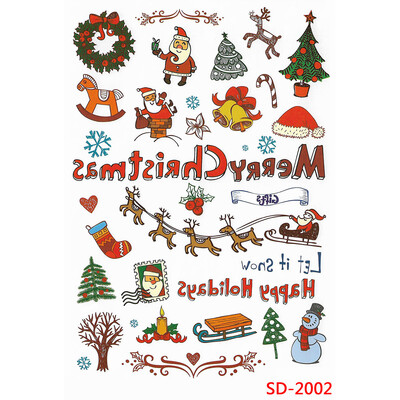 

〖Follure〗Environmentally Friendly Waterproof And Cute Tattoos For Christmas Atmosphere