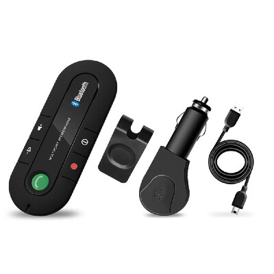 

Sun Visor BT Speakerphone MP3 Music Player Wireless Receiver Speaker Car Charger
