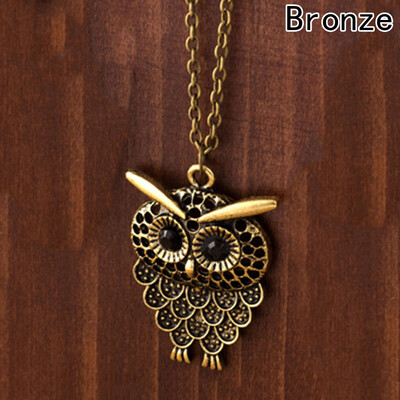 

Sweater Owl Retro Perfect for Simple Alloy Trendy Owl Necklace Fine Necklace Women