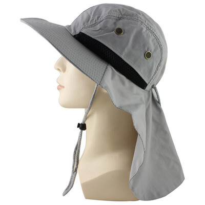 

Women & Men Outdoor Sun Hat UV Protection Fishing Hiking Caps with Face Neck Flap Cover