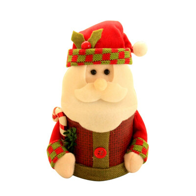 

2017 Christmas Santa Bag Reindeer Candy Gift Bottle Box Storage Treat Bags Xmas Container Gift Bag New