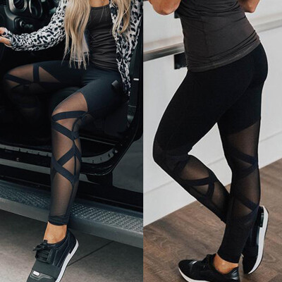 

Tailored Women High Waist Leggings Fitness Sports Running Yoga Athletic Pants