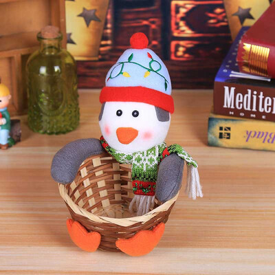 

Candy Storage Basket Merry Christmas Decoration Santa Claus Storage Basket Gift Christmas Decorations For Home