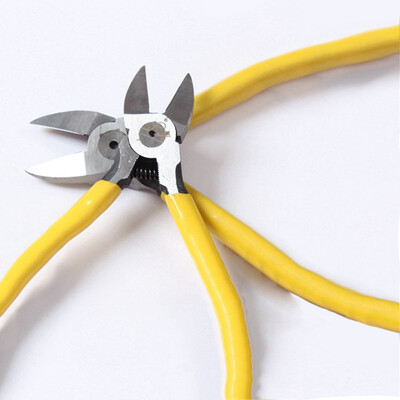 

6" Length Side Cutter Diagonal Wire Cutting Pliers Nippers Repair Tool Yellow