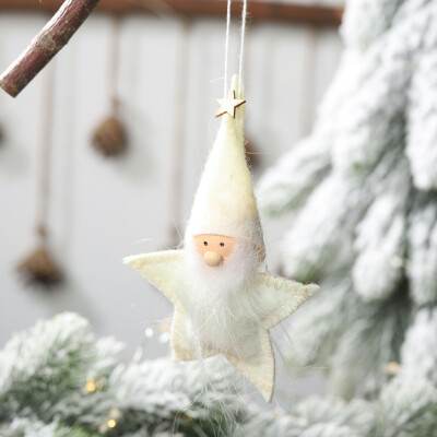 

Tailored Christmas Decoration Pentagram Doll Pendant Creative Hanging Tree Pendant