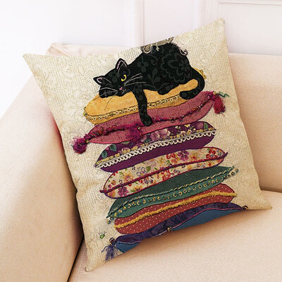 

〖Follure〗Cotton Linen Square Home Decorative Throw Pillow Case Sofa Waist Cushion Cover