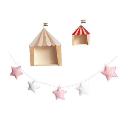 

Nordic Baby Room Nursery Handmade Star Garlands Children Room Wall Decor