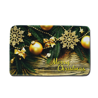 

〖Follure〗Christmas Floor Entrance Door Bathroom Mat Indoor Bathtub Carpet Doormats Decor