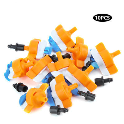 

Greensen Spray Sprinkler 10Pcs 360° Inverted Irrigation Sprinklers Spray Sprinkler Micro Nozzle for Garden Lawn