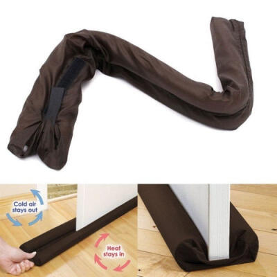 

Twin Door Draft Dodger Guard Stopper Energy Save Protector Doorstop Home Decor