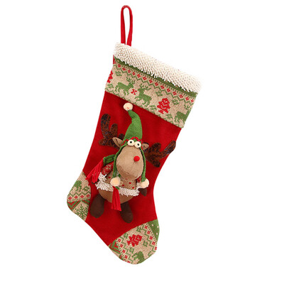 

〖Follure〗Christmas gifts Candy Beads Christmas Santa Claus Snowman Socks Decorations
