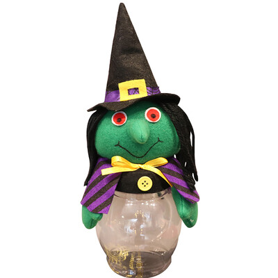

〖Follure〗Pumpkin Halloween Transparent Candy Jar Decorated With Candy Jar Decorations