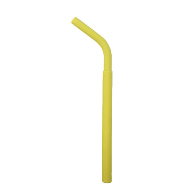 

Gobestart Color Practical Reusable Washable Food Grade Silicone Drinking Bent Straw