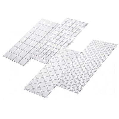 

4pcs Cake Mold Fondant Stencil Moulds Lattice Cake Border Decorating Tools