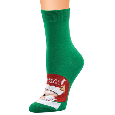

Tailored Christmas Women Cotton Socks Print Thicker Anti-slip Floor Socks Carpet Socks