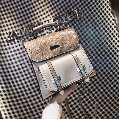 

female 2018 new fashion student bags Korean sequin travel bag trend bags shoulder bag