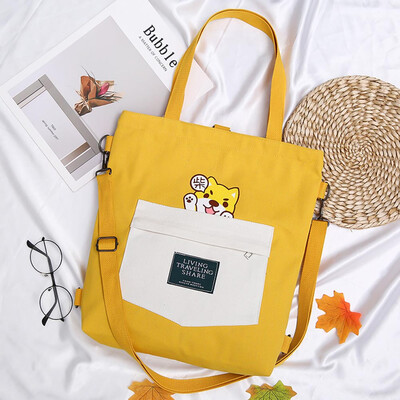

Multi-Style Durable Sturdy Canvas Bag Girl Slant Bag Student Bag Shoulder Bag