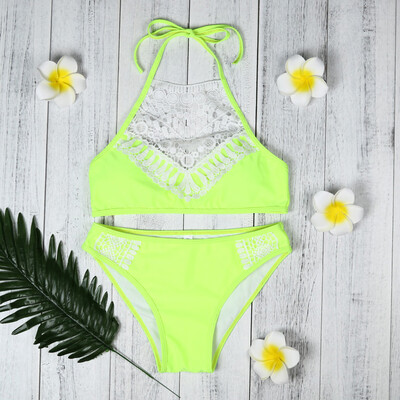 

Saidsome Women Sandy Beach Bra Bra Sexy Bikini Swimsuit Set Beach Swimwear BU