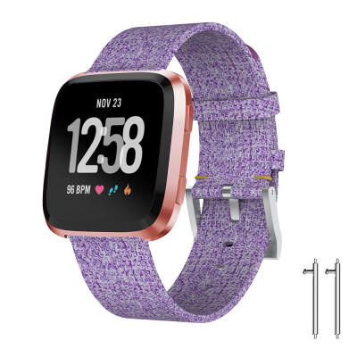 

SDFB-001 Watch Band Fitbit Strap Woven Fabric Wrist Strap Replacement Wristband for for Fitbit Versa Fitness Smart Watch