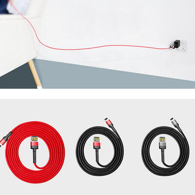 

Reversible Lightning Cord 2-in-1 Braided Charging And Syncing Cable For IPHONE-2m