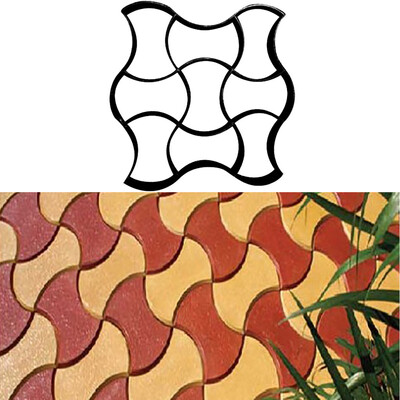 

Siaonvr Paving Mold Driveway Patio Stepping Stone Pavement Paver Path Maker DIY