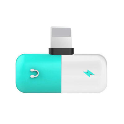 

3 in 1 Audio Charging Adapter Earphone AUX Charger Splitter for iPhone 7 8