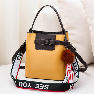 

Spring&summer new fashion casual Joker fashion shoulder portable messenger bag personality bucket bag womens bag
