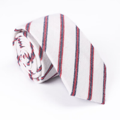 

Mens cotton striped plaid tie 51 cotton tie European&American casual tie cross-border wholesale one generation