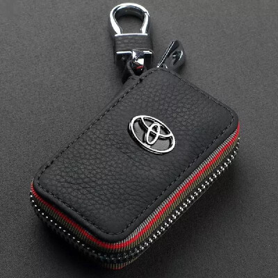 

Real Leather Car Key Case Keys Cover Holder Bag For Toyota Nissan Mazda Cadillac Lexus Hyundai Kia