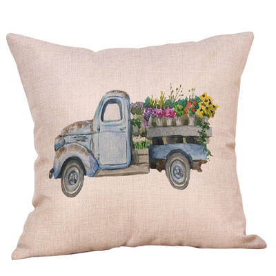 

〖Follure〗Merry Christmas Pillow Cases Cotton Linen Sofa Cushion Cover Home Decor