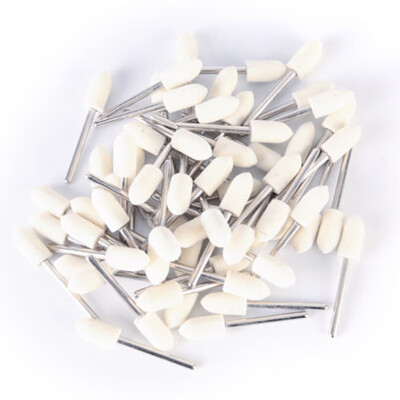 

25pcs 3x8 Felt Polishing Buffing Pad Head Set For Rotary Tools Deburring Wood V1