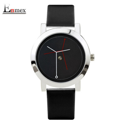 

Enmex Creative Design Branch Concept Neutral Watch Simple Two-pin Watch