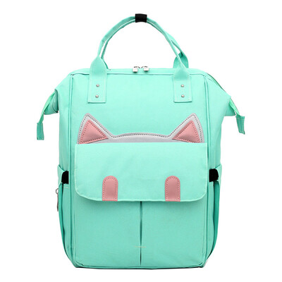 

Tailored Women Color Matching Wild Fashion Leisure Travel Bag Student Bag Backpack