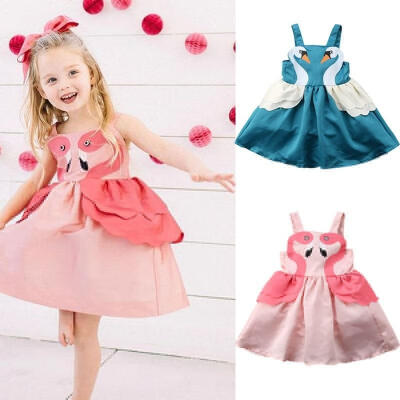 

Summer Dress Toddler Baby Girl Princess Party Dress Strap Tutu Dress Sundress