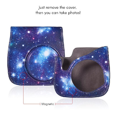 

PU Protective Instant Camera Case Bag Pouch Protector with Strap for Fujifilm Instax Mini 88s89