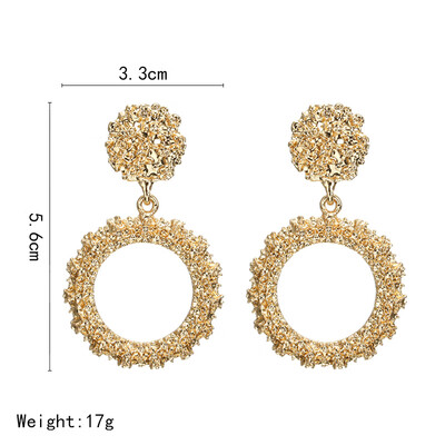 

F32 Multi Designs Wholesale Fashion Jewelry Women Metal Vintage Statement Clear Crystal Drop Earrings For Women Metal Earring
