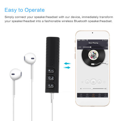 

Wireless BT 41 Audio Receiver Music Box Adapter Hands-free Car Kit with Microphone AUX Out for Headphone Speaker Car Stereo Home