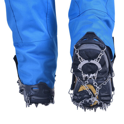 

Rubber Shoe Cover with 19 - Toothed Crampons Outdoor Ice Snow Antiskid Shoe Cover with Strong Toughness And Strength