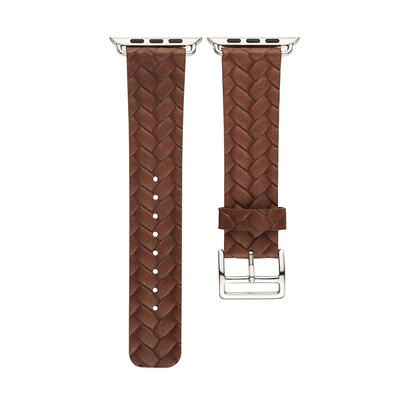 

Leather Woven Pattern Watch Band Bracelet Wrist Strap Belt for iWatch 1 2 3