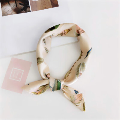 

Gobestart Fashion Women Square Head Scarf Wraps Scarves Printed Kerchief Neck Scarf