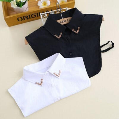 

Fashion Detachable Peter Pan Women Lapel Shirt Fake False Collar Choker Necklace