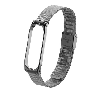 

〖Follure〗Replacement Stainless Steel Mesh Belt Wristband Band Strap For Xiaomi Mi Band 4