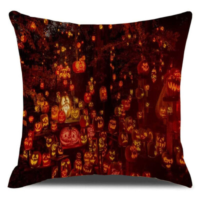 

〖Follure〗Halloween Pumpkin Pillow Cover Pillowcases Decorative Sofa Cushion Cover