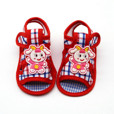 

0-18M Newborn Baby Boy Girl Summer Fashion Cartoon Animal Sandals Casual Soft Sole Outdoor Shoes 3 Colors Beach Sandals