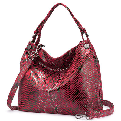 

REALER bags for women 2019 women handbag female large tote bag hobo animal prints PU leather shoulder bag ladies big handbag