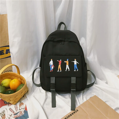 

Ins overheated schoolbag female Korean version of senior high school students Johnson Department junior high school students backp