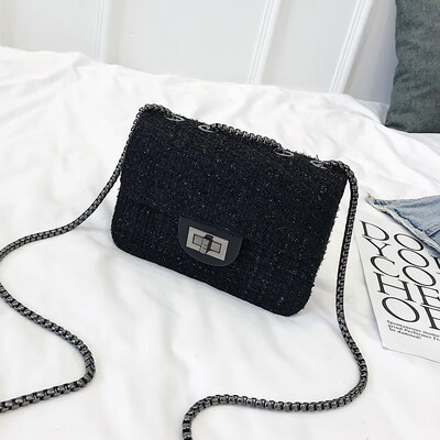 

Ins super fire port wind bag girl 2019 new Korean version 100 lap chain bag single shoulder oblique satchel honey bungee jumping b