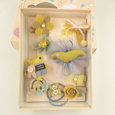 

〖Follure〗10PCS Girl Bow Pearl Hair Accessories Small Fresh Headwear Set